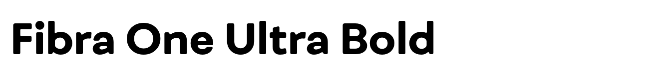 Fibra One Ultra Bold